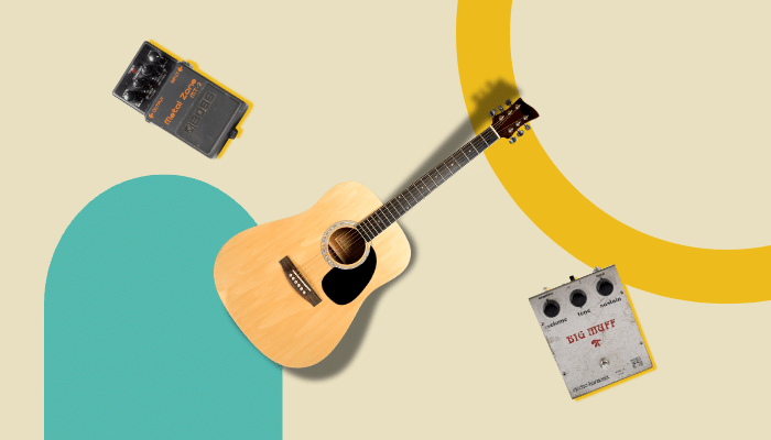 Acoustic with electric pedals
