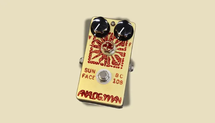 Analogman Sunface fuzz pedal – boutique germanium fuzz with vintage character