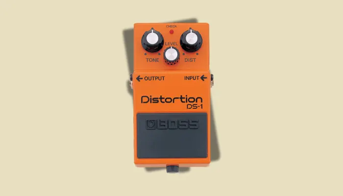 Boss DS-1 Distortion pedal - the best first guitar pedal for beginners learning rock and metal