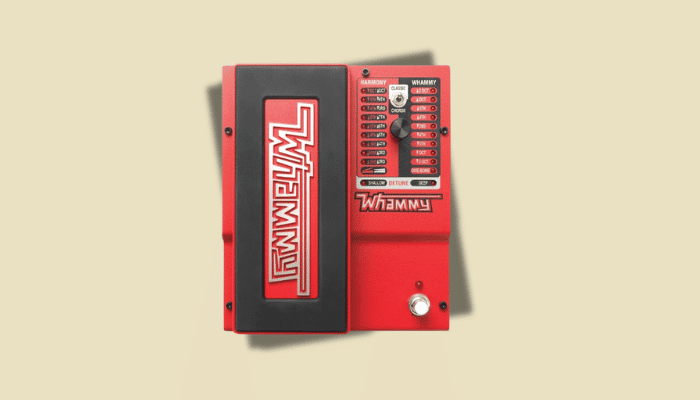 Digitech Whammy pitch-shifting effects pedal with expression treadle