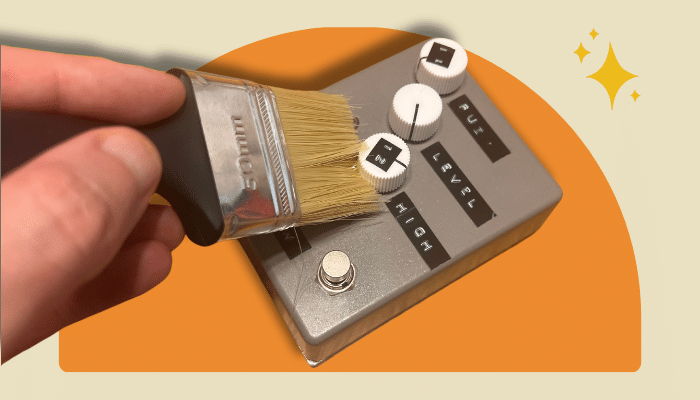 How to clean guitar effects pedals