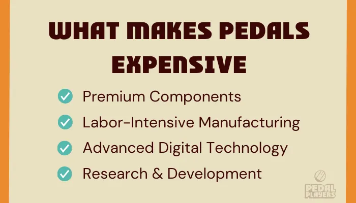 What makes guitar pedals expensive: high-end components, hand-built labor, digital tech, and R&D costs drive up prices.