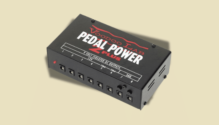 Voodoo Labs Pedal Power 2 Plus isolated power supply.